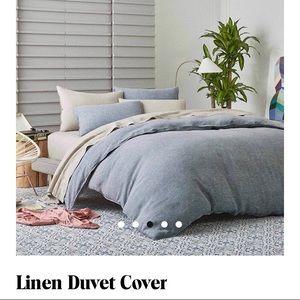 Brooklinen Linen Duvet Cover and 2 pillow cases
